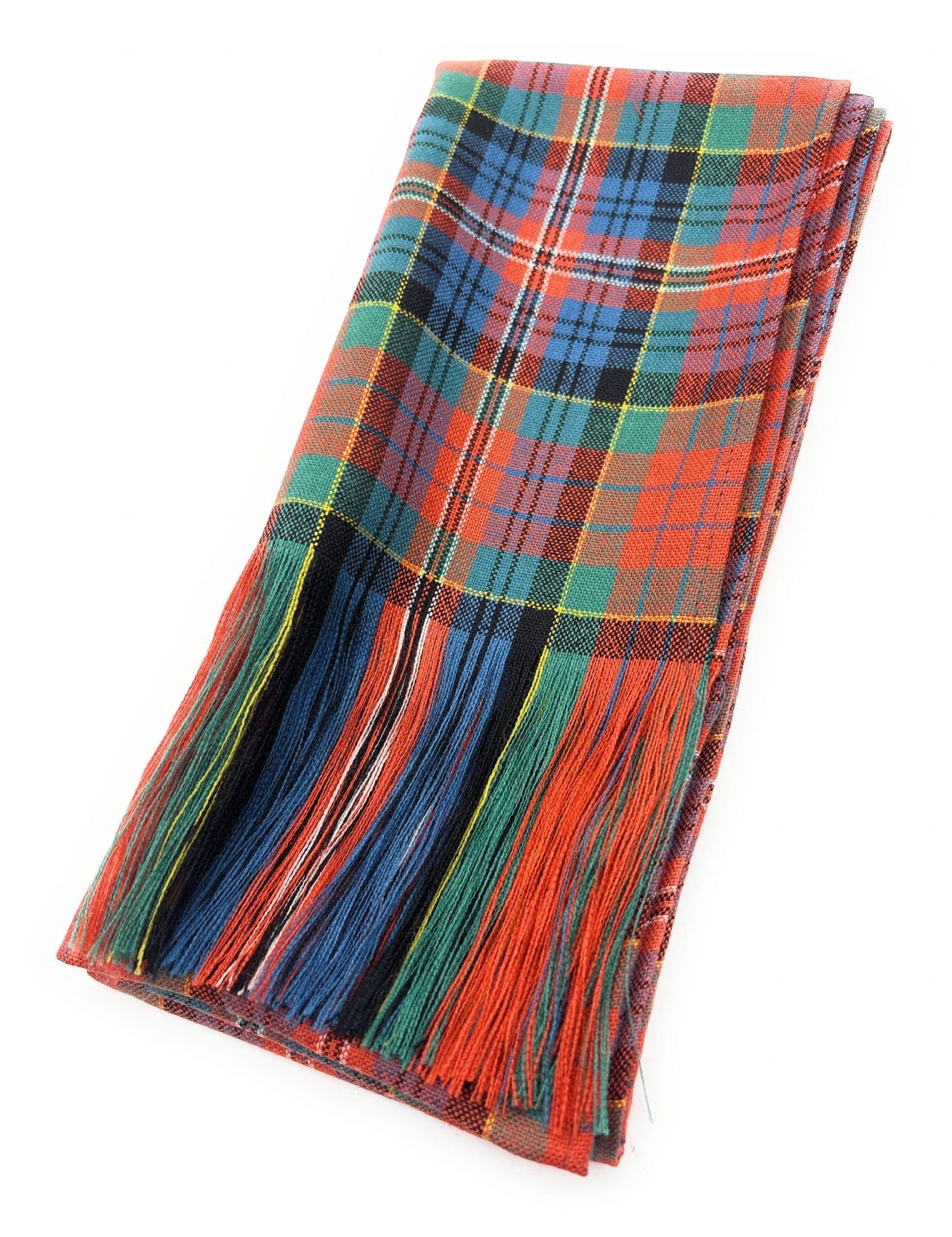 Ladies Pure Wool MacPherson Ancient Tartan Full Size Sash - Made in Scotland