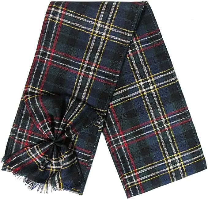 Ladies Pure Wool Scottish National Tartan Mini Sash With Rosette Made in Scotland