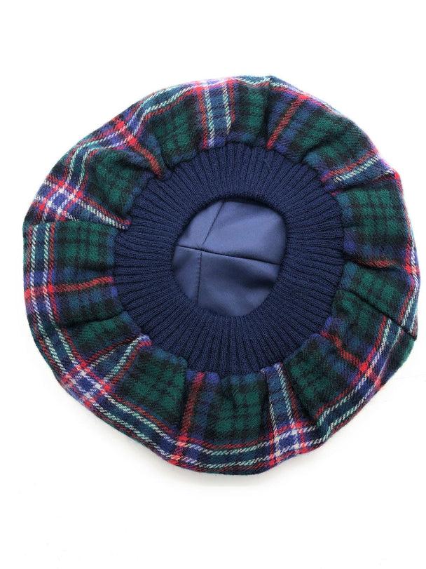 Ladies Scottish National Tartan Lambswool Tam - Made in Scotland