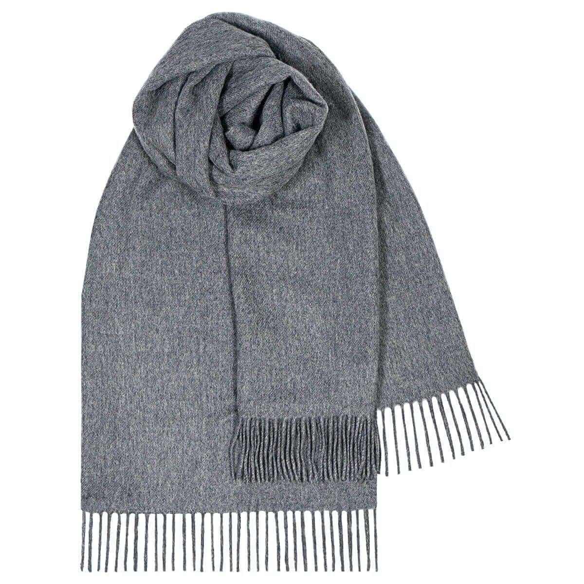 Ladies Steel Grey Colour Lambswool Stole