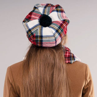 Ladies Stewart Dress Tartan Lambswool Tam - Made in Scotland