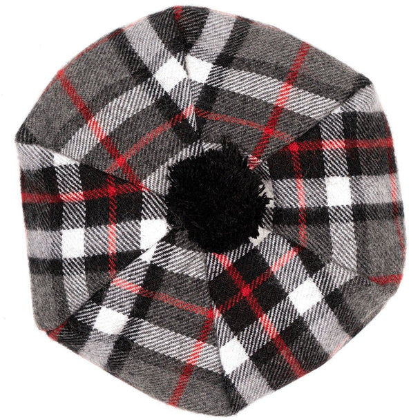 Ladies Thomson Grey Tartan Lambswool Tam - Made in Scotland