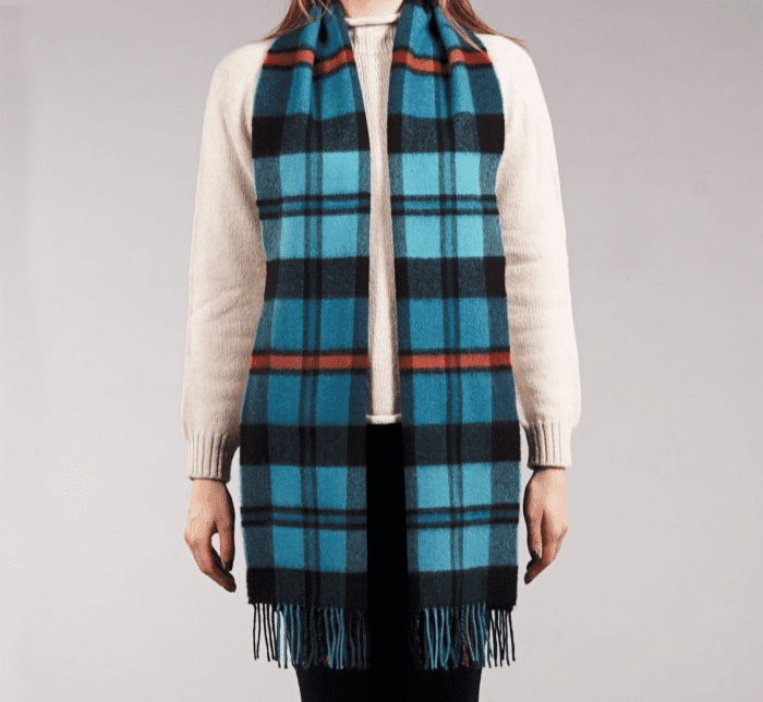 MacCorquodale Ancient Tartan Luxury Oversized Pure Lambswool Unisex Scarf - Made in Scotland