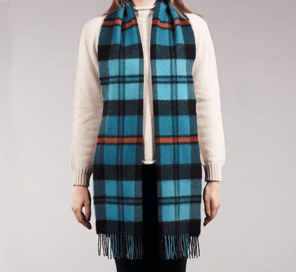 MacCorquodale Ancient Tartan Luxury Oversized Pure Lambswool Unisex Scarf - Made in Scotland