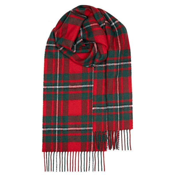 MacGregor Modern Tartan  Pure Lambswool Unisex Scarf - Made in Scotland