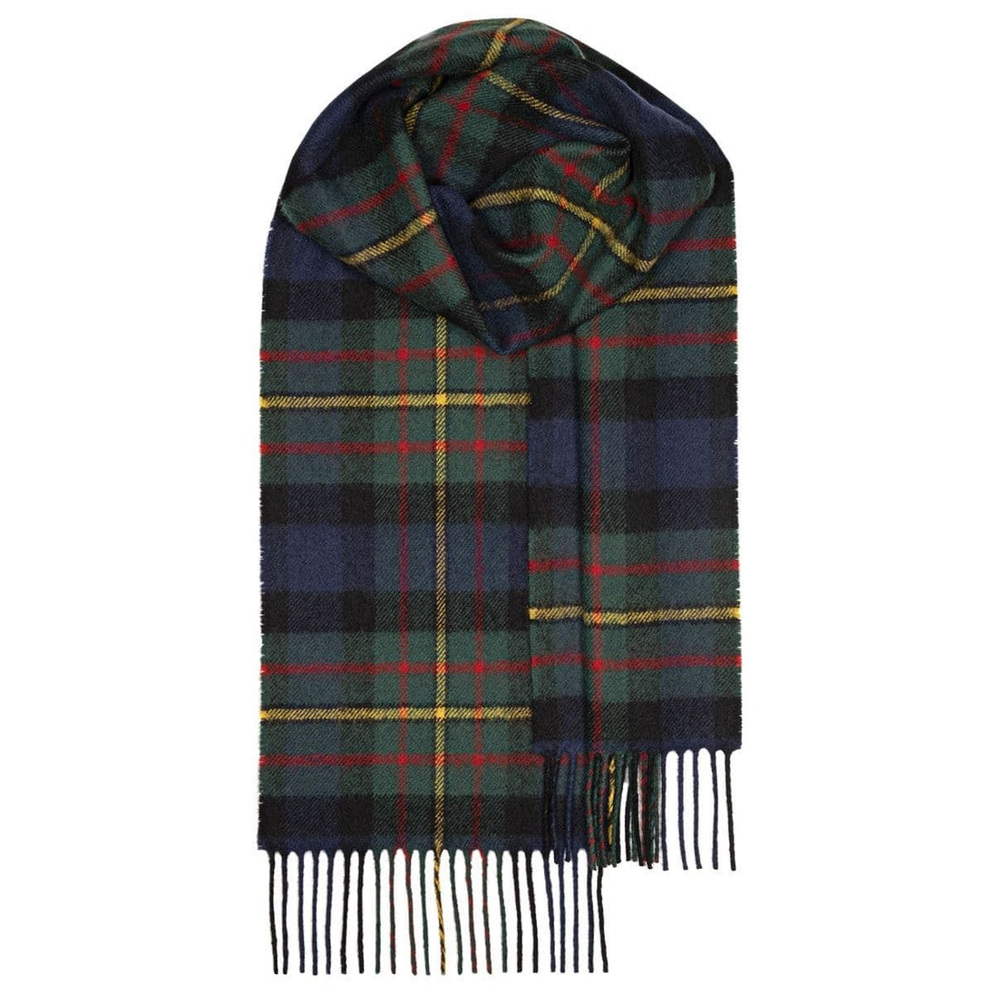 MacLaren Modern Tartan Pure Lambswool  Unisex Scarf - Made in Scotland
