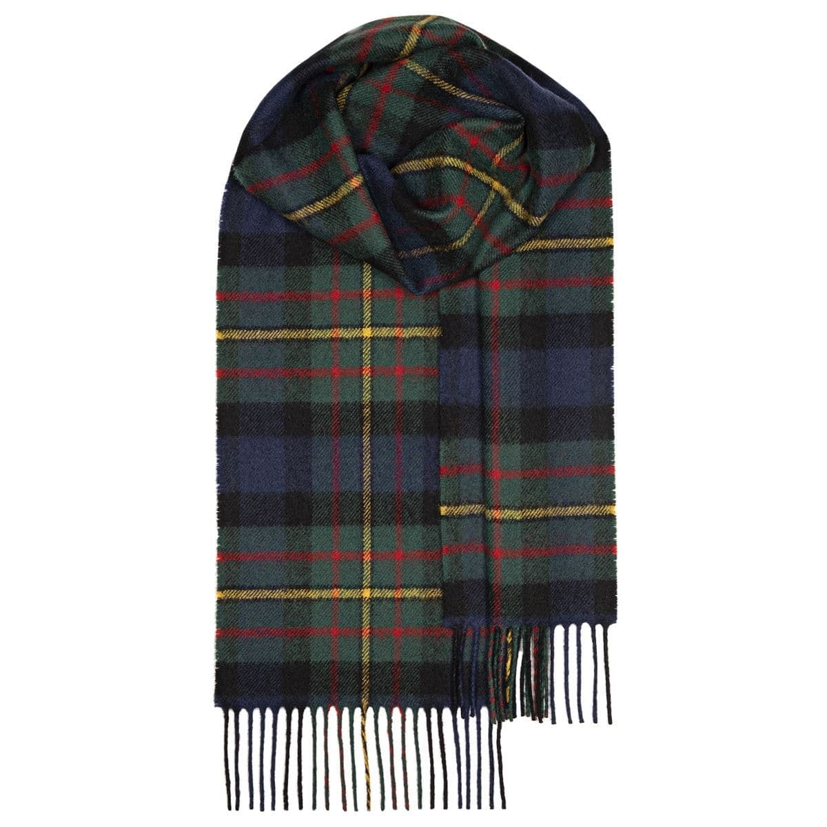 MacLaren Modern Tartan Pure Lambswool  Unisex Scarf - Made in Scotland