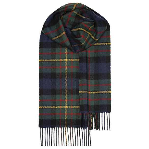 MacLaren Modern Tartan Pure Lambswool  Unisex Scarf - Made in Scotland