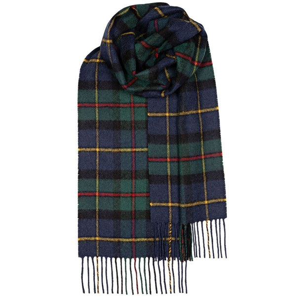 MacLeod of Harris Modern Tartan Pure Lambswool Unisex Scarf - Made in Scotland