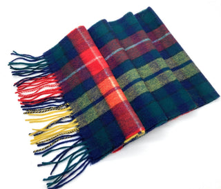 Pure Edinburgh Lambswool Buchanan Modern Tartan Scarf