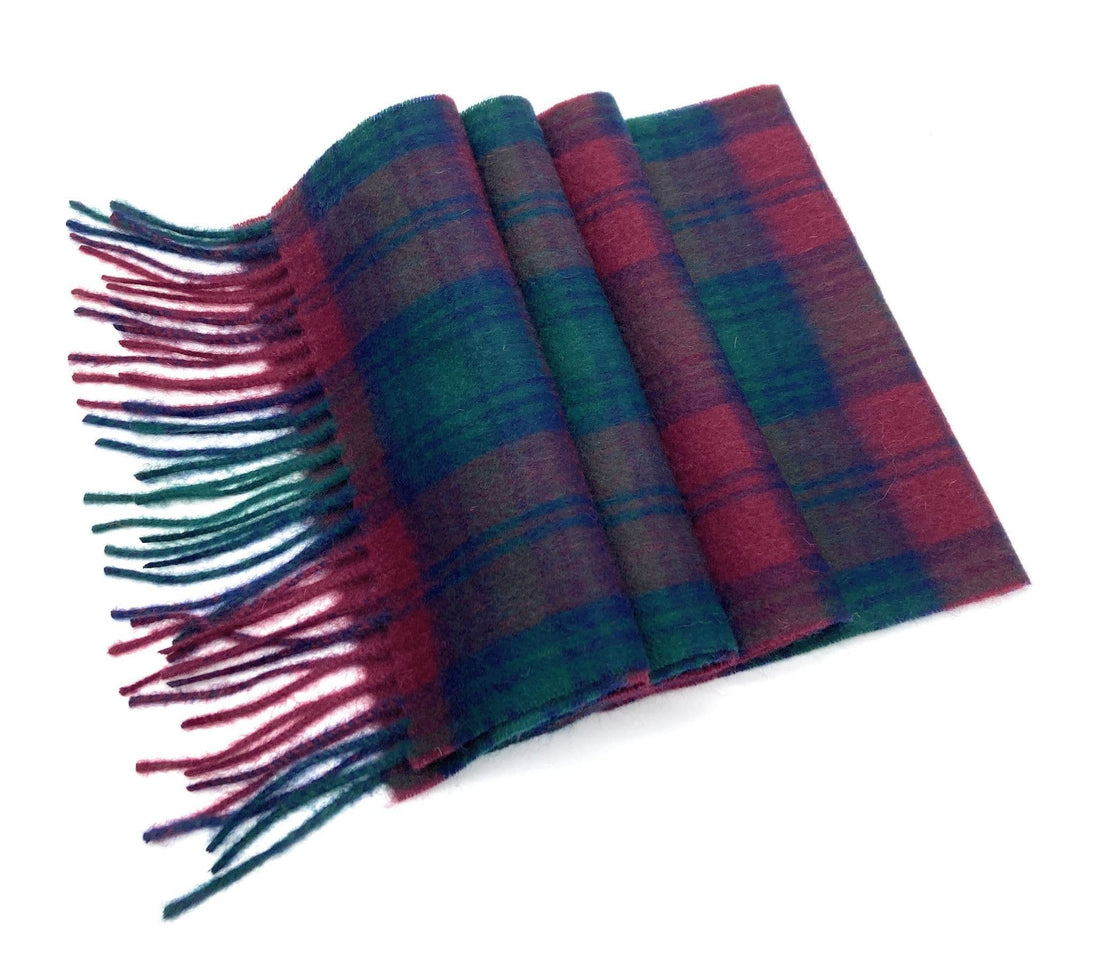 Pure Edinburgh Lambswool Lindsay Tartan Scarf