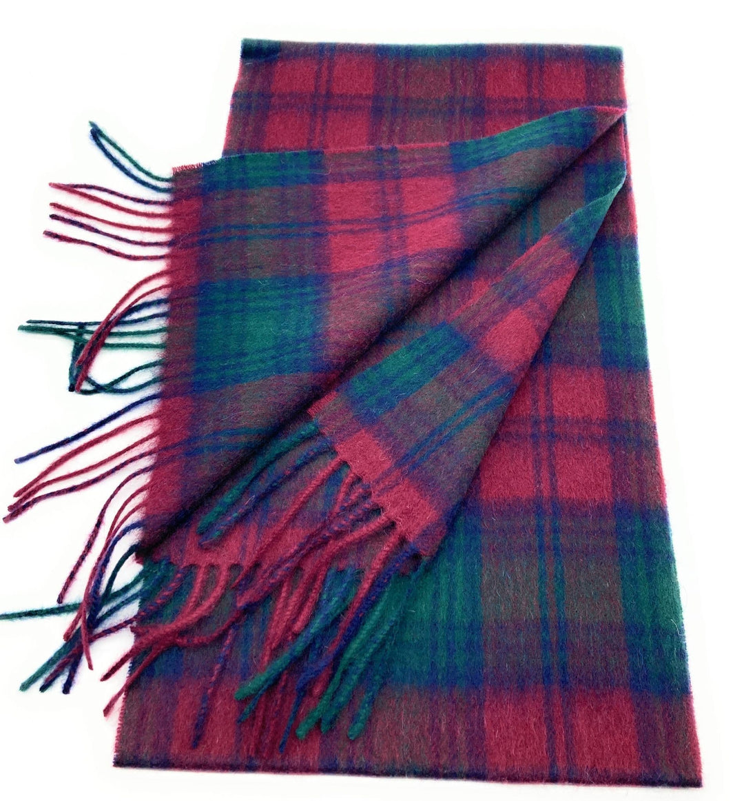 Pure Edinburgh Lambswool Lindsay Tartan Scarf