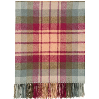 Pure Lambswool Auld Scotland Tartan Rug/Blanket  - Made in Scotland