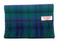Pure Lambswool Austin Modern Tartan Scarf - Made in Scotland