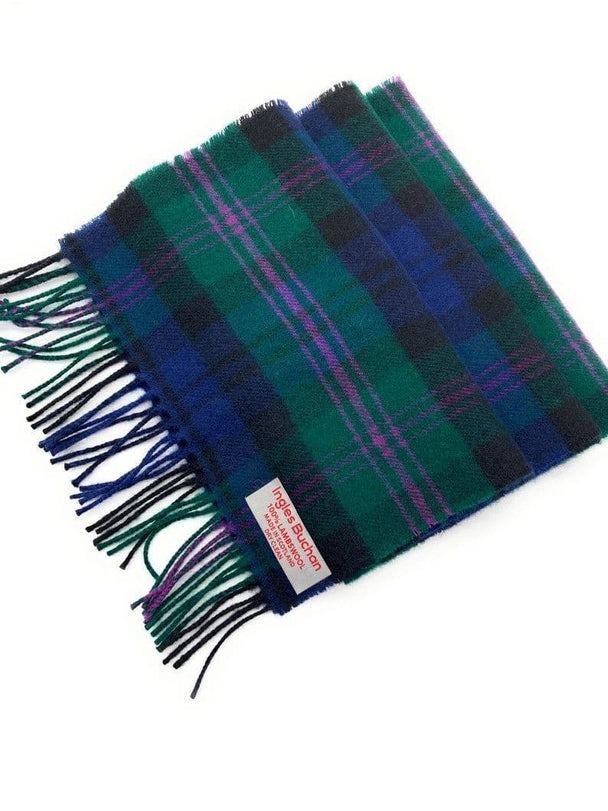 Pure Lambswool Baird Tartan Scarf - Made in Scotland