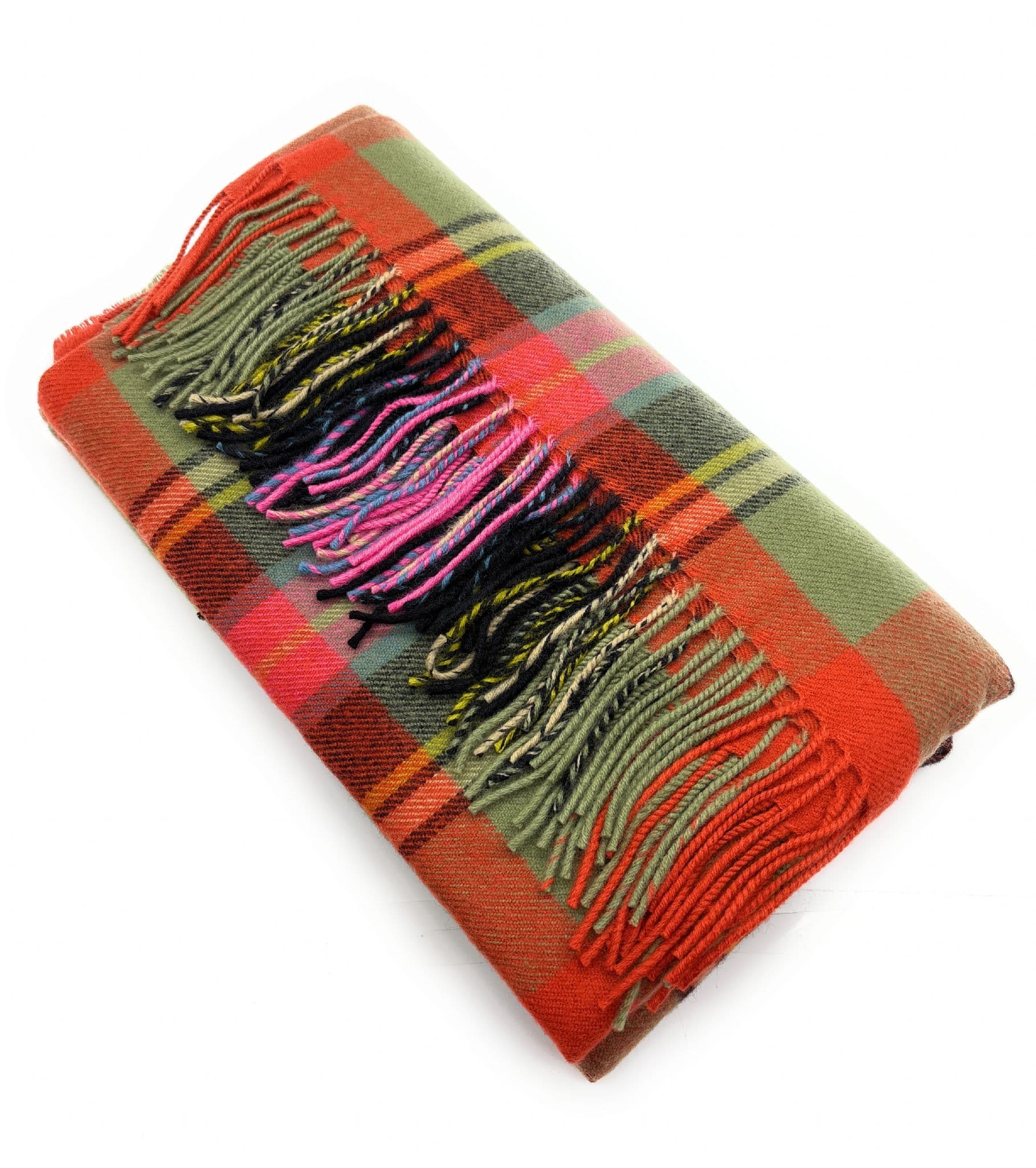 Pure Lambswool Bruce of Kinnaird Ancient Tartan Cape  Made in Scotland