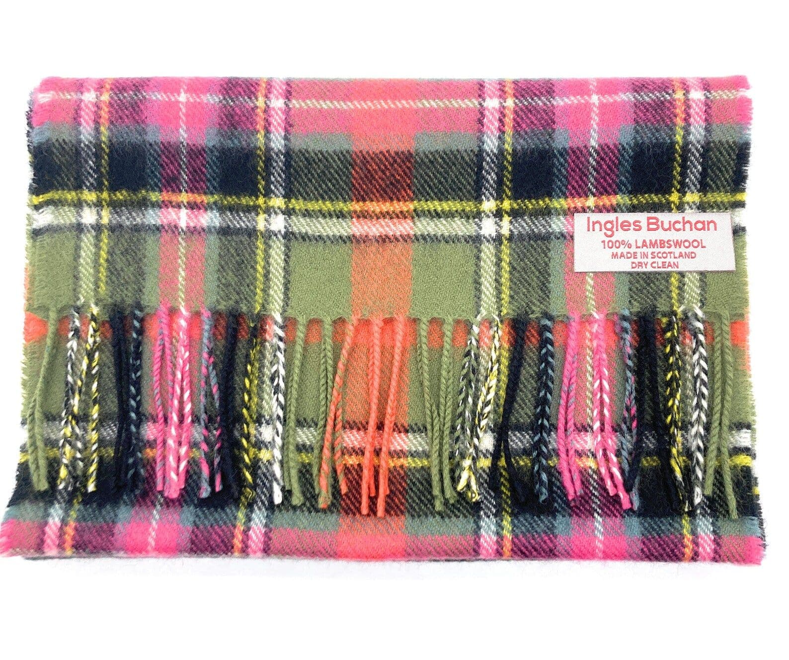 Pure Lambswool Bruce of Kinnaird Ancient Tartan Scarf -  Made in Scotland