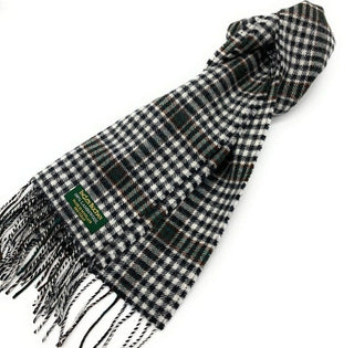 Pure Lambswool Burns Check Tartan Scarf -  Made in Scotland