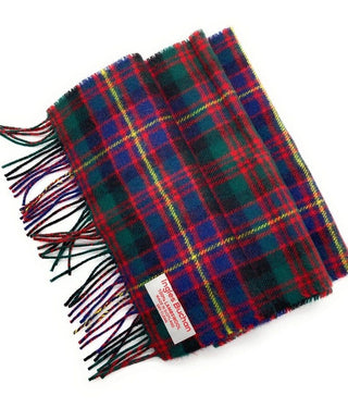 Pure Lambswool Cameron of Erracht Tartan Scarf -  Made in Scotland