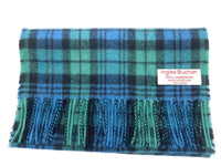 Pure Lambswool Campbell Ancient Tartan Scarf -  Made in Scotland