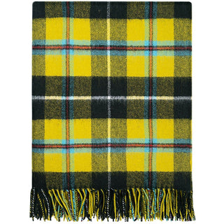 Pure Lambswool Cornish National Tartan Rug/Blanket - Made in Scotland