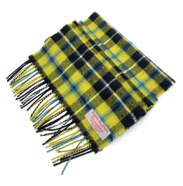 Pure Lambswool Cornish National Tartan Scarf - Made in Scotland