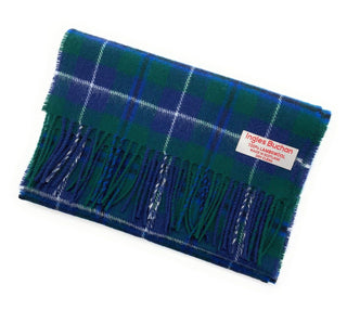 Pure Lambswool Douglas Tartan Scarf Made in Scotland