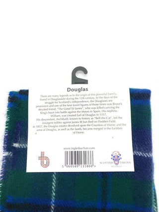 Pure Lambswool Douglas Tartan Scarf Made in Scotland