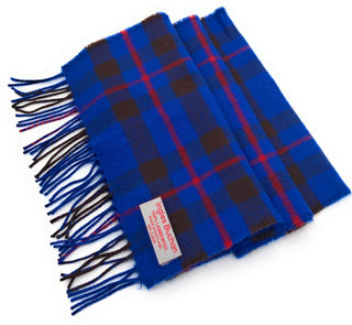 Pure Lambswool Elliot Modern Tartan Scarf - Made in Scotland