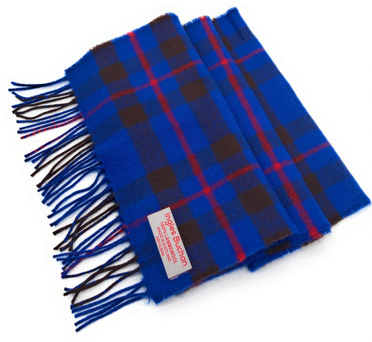 Pure Lambswool Elliot Modern Tartan Scarf - Made in Scotland