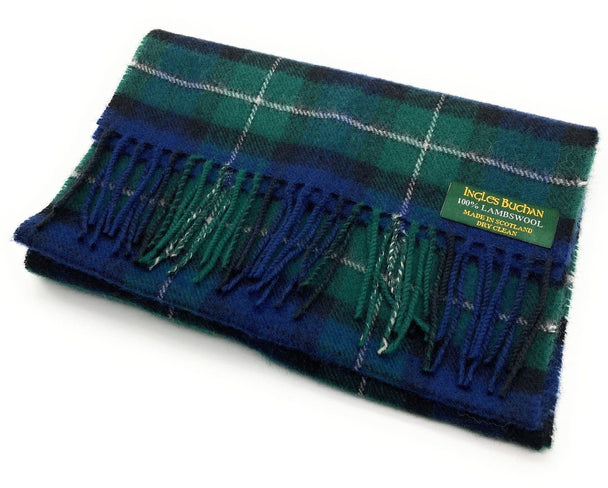 Pure Lambswool Forbes Tartan Scarf Made in Scotland