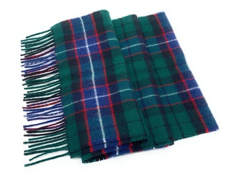 Pure Lambswool Galbraith Modern Tartan  Made in Scotland