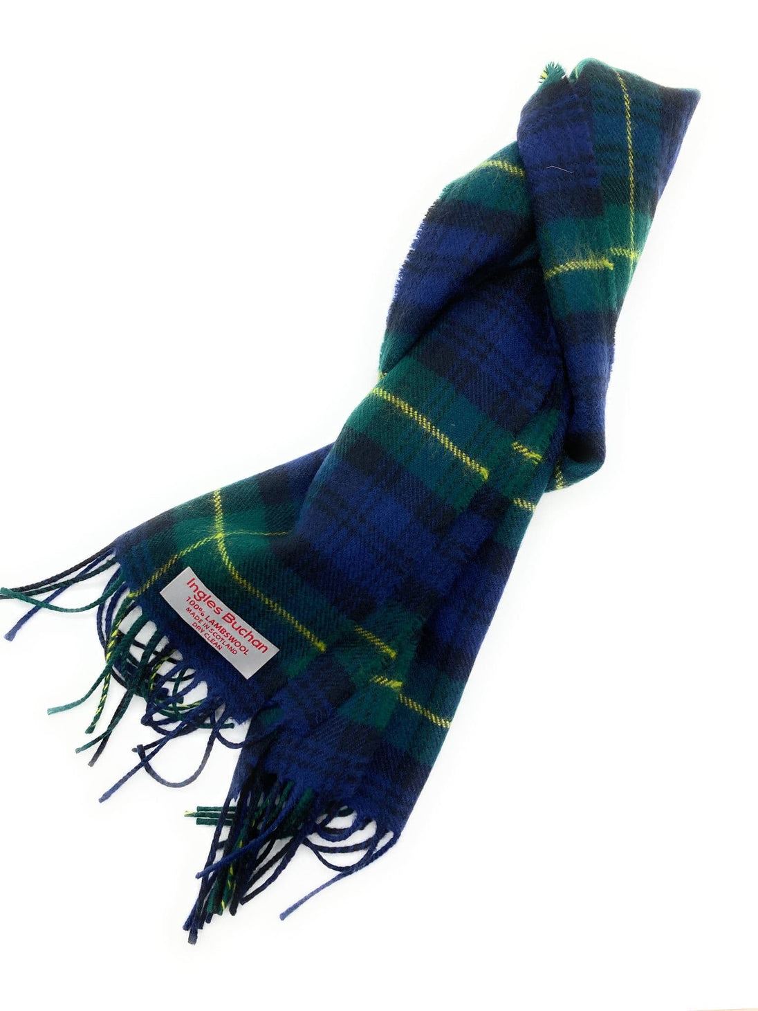 Pure Lambswool Gordon Tartan Scarf By Ingles Buchan of Scotland