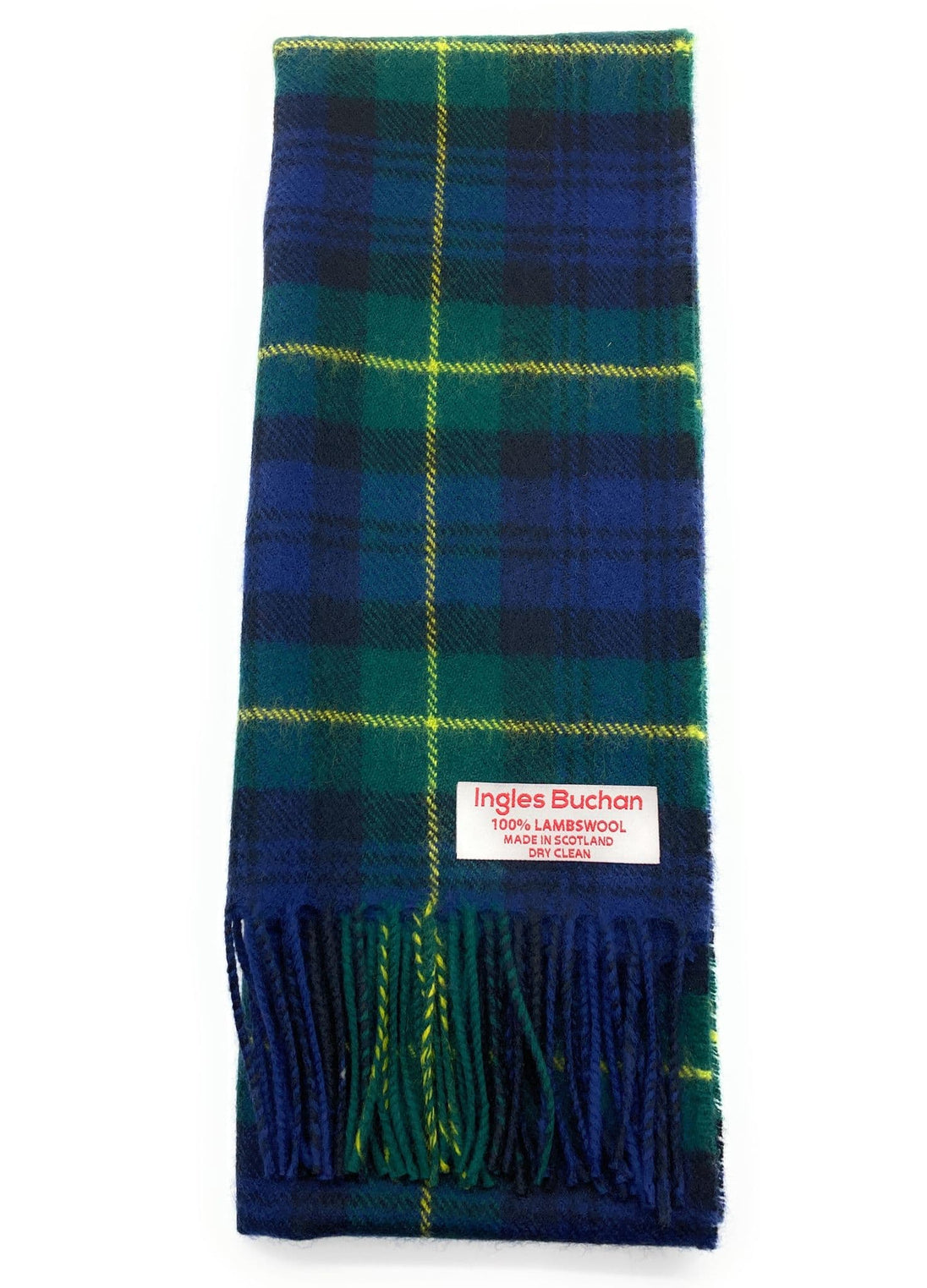 Pure Lambswool Gordon Tartan Scarf By Ingles Buchan of Scotland