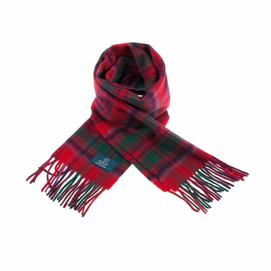 Pure Lambswool Grant Tartan Clan Scarf