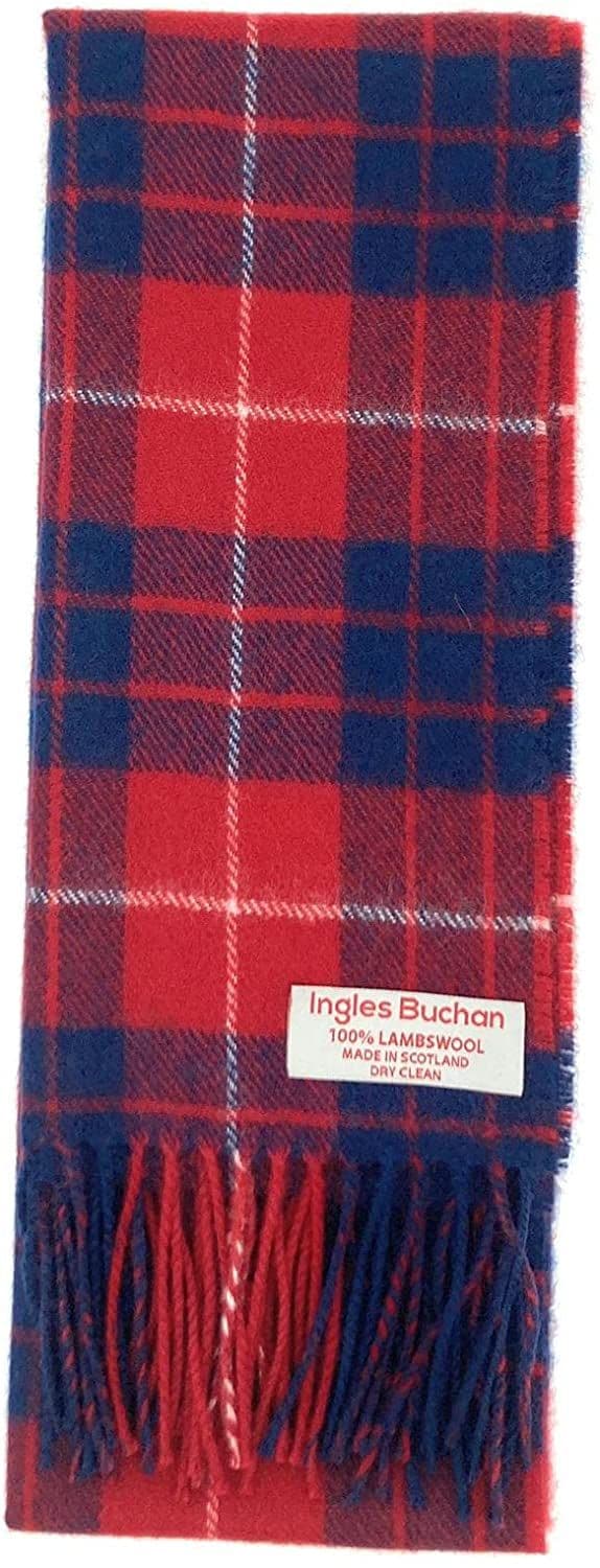 Pure Lambswool Hamilton Tartan Scarf - Made in Scotland