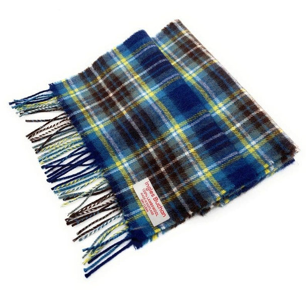 Pure Lambswool Holyrood Tartan Scarf By Ingles Buchan of Scotland