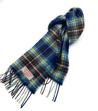 Pure Lambswool Holyrood Tartan Scarf By Ingles Buchan of Scotland