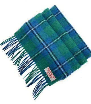 Pure Lambswool Irvine Tartan Scarf By Ingles Buchan of Scotland