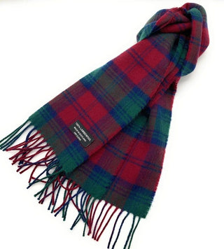 Pure Lambswool Lindsay Tartan Scarf By Ingles Buchan of Scotland