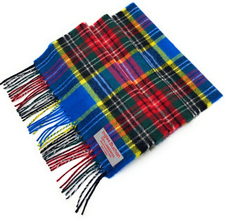 Pure Lambswool MacBeth Modern Tartan Scarf Made in Scotland