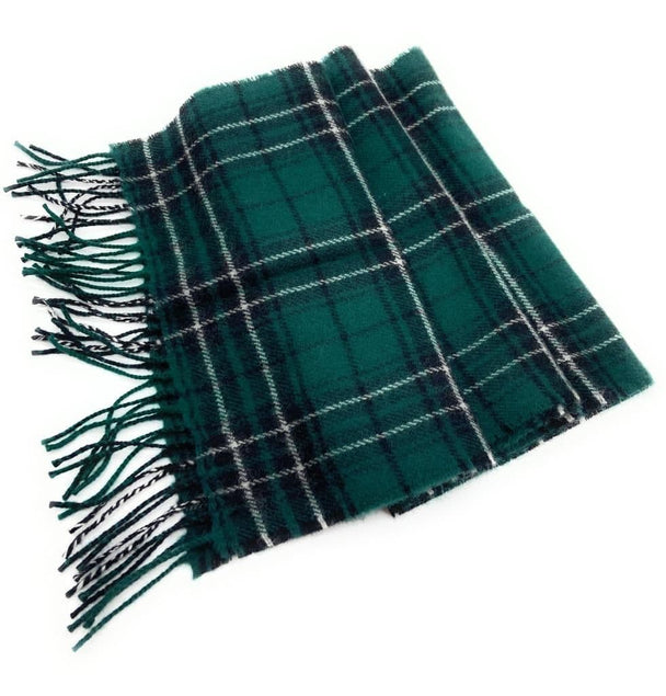 Pure Lambswool MacLean Hunting Modern Tartan Scarf - Made in Scotland