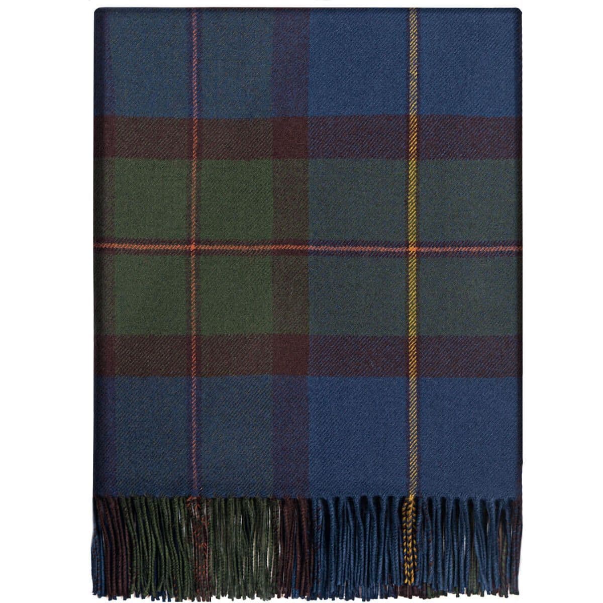 Pure Lambswool MacLeod of Harris Antique Tartan Rug/Blanket - Made in Scotland