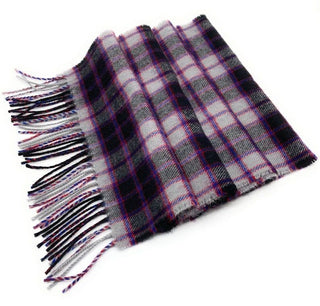 Pure Lambswool MacPherson Hunting Modern Tartan Scarf By Ingles Buchan of Scotland