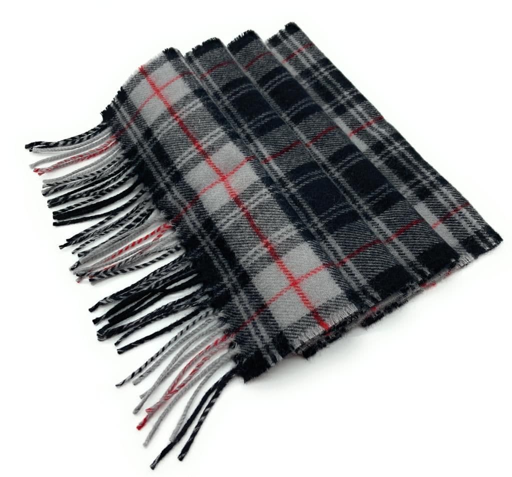 Pure Lambswool Moffat Modern Tartan Scarf - Made in Scotland