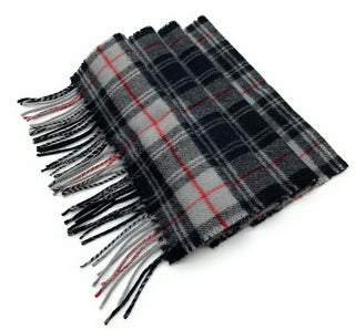 Pure Lambswool Moffat Modern Tartan Scarf - Made in Scotland