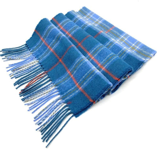 Pure Lambswool Musselburgh Tartan Scarf By Ingles Buchan of Scotland