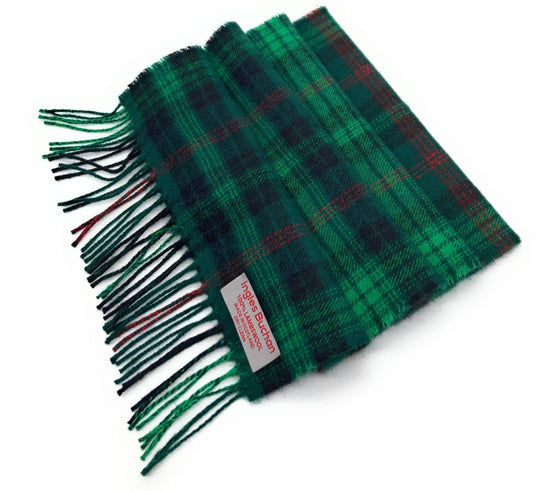 Pure Lambswool Ross Hunting Tartan Scarf - Made in Scotland