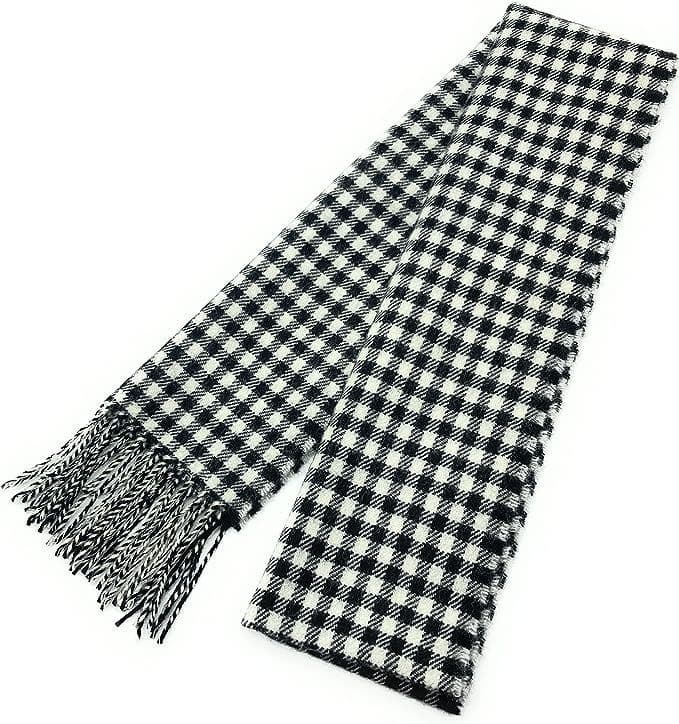 Pure Lambswool Shepherd Tartan  Scarf - Made in Scotland
