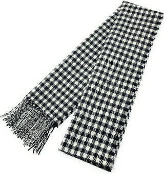 Pure Lambswool Shepherd Tartan  Scarf - Made in Scotland